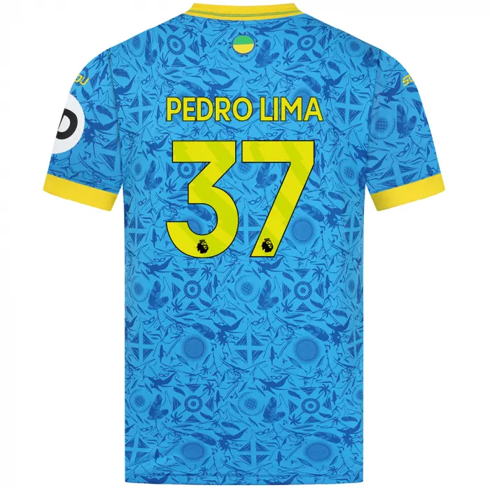 Wolves Kits Shop | Official 2025-26 Wolves Third Shirt – Adult PEDRO LIMA 37 Wolverhampton Wanderers Apparel
